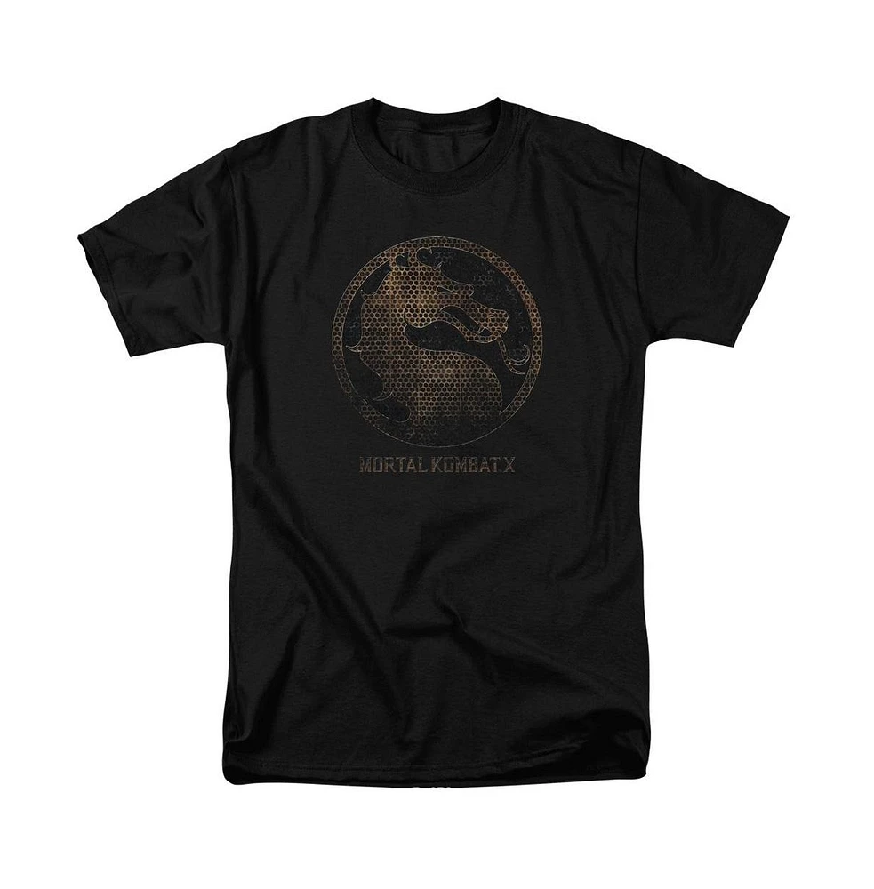 Mortal Kombat X Men's Metal Seal Short Sleeve Adult Tee / T-Shirt