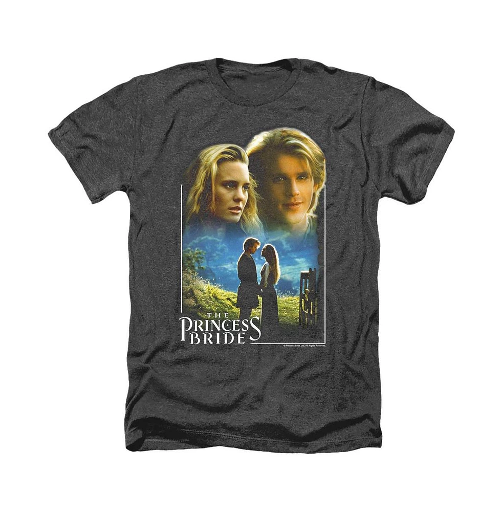 Princess Bride Men's Buttercup & Westley Adult Heather T-Shirt