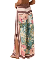 O'Neill Women's Tropics Drawstring Wide-Leg Pants
