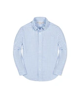 Hope & Henry Baby Boys Organic Long Sleeve Seersucker Button Down Shirt