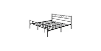 Slickblue Traditional Powder Coated Slatted Platform Bed