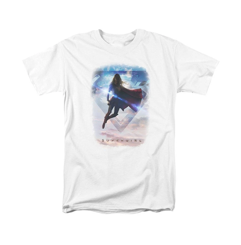 Supergirl Big & Tall Endless Sky Short Sleeve Adult Tee / T-Shirt