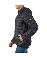 Alpine Swiss Men's Milo Hooded Puffer Jacket Down Alternative Lightweight Coat