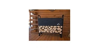 Slickblue Outdoor Firewood Rack Frame with Cover for Storage and Protection