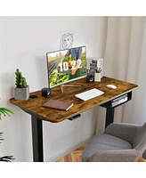 Gouun 48-inch Electric Height Adjustable Standing Desk with Control Panel