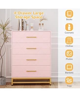 gaomon Dresser for Bedroom with 4 Drawer Dresser