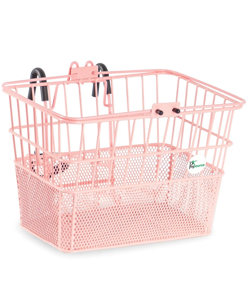 ProsourceFit ProSource Wire Bike Basket, Pink