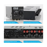 Pyle 6-Ch. Multi-Zone Speaker Selector System with Independent Volume Control