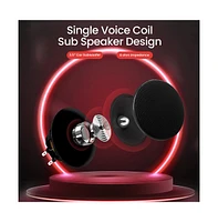 Pyle 3.5" Single Voice Coil Car Subwoofer, 20 Watts, 4-Ohm