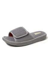 Dearfoams Men's Collin Terry Adjustable Shower Slide House Slipper