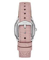 Fossil Women's Harlow Three-Hand Light Pink Leather Watch, 27mm