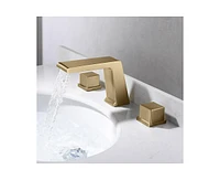 Casainc Widespread Faucet 2-Handle Bathroom with 3 Holes