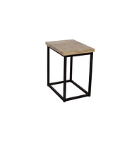 Jofran Ames Solid Wood Modern Chairside End Table