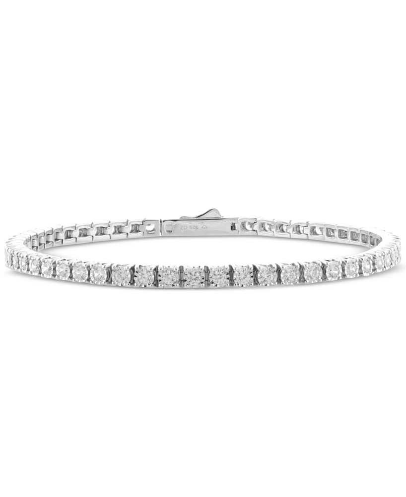 Diamond Illusion Set Tennis Bracelet (2 ct. t.w.) in 14k White Gold