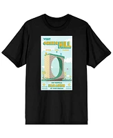 Sonic Mania Game Green Hill Poster Men's Black Graphic Tee-xxl