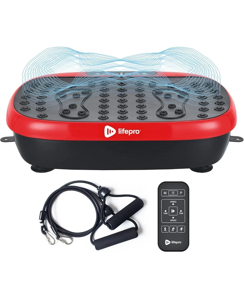 LifePro Compact Vibration Plate Exercise Machine for Full Body, Lymphatic Drainage, Joint Pain Relief & Calorie Burn