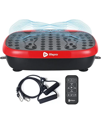 LifePro Compact Vibration Plate Exercise Machine for Full Body, Lymphatic Drainage, Joint Pain Relief & Calorie Burn