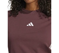 adidas Women's Essentials 3-Stripes Cotton T-Shirt