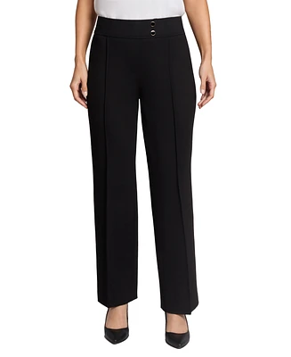 Jones New York Women's Pintucked Pull-On Pants