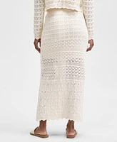 And Now This Women's Crochet Scalloped-Hem Maxi Skirt, Exclusively at Macy's