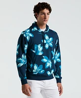 Original Penguin Men's Slim Fit French Terry Floral Print Hoodie