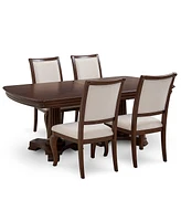 Nelman 5-Pc. Rectangular Dining Set (Table & 4 Side Chairs), Created for Macy's