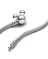 Pandora Disney Mickey Mouse Snake Chain Necklace