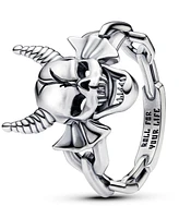 Pandora Sterling Silver Stranger Things Hellfire Club Ring