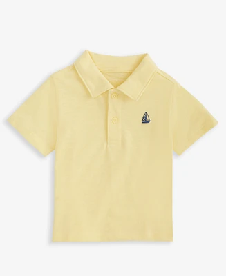 First Impressions Baby Boys Mini Sailboat Polo T-Shirt, Exclusively at Macy's