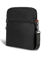 Onyx Leather Cross Body Bag