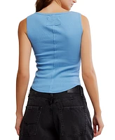 Free People Women's Hummingbird Square-Neck Tank Top