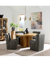 5 Pc. Dining Set (Davie Round Table & 4 Seham Chairs), Created for Macy's