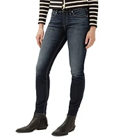 Silver Jeans Co. Women's Suki Mid Rise Curvy Fit Skinny