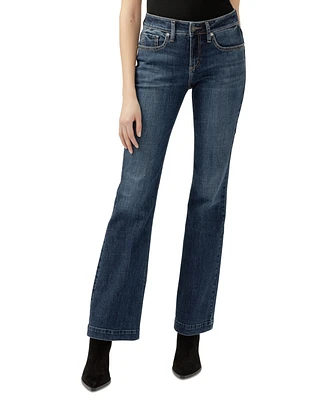 Silver Jeans Co. Women's Suki Mid-Rise Curvy-Fit Bootcut