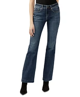 Silver Jeans Co. Women's Suki Mid Rise Curvy Fit Bootcut Jeans