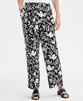 Jm Collection Women's Printed Pull-On Pants, Exclusively at Macy's