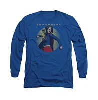 Supergirl Men's Classic Hero Long Sleeve Adult Tee / T-Shirt