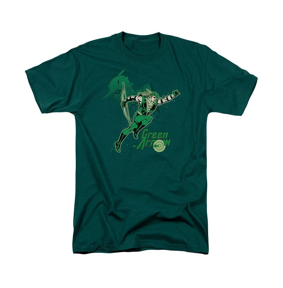 Dc Green Arrow Men's Comics Action Short Sleeve Adult Tee / T-Shirt