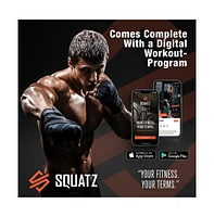 Squatz Portable Boxing Mat With Digital Counter, Punch Strength Training