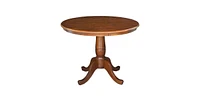 Slickblue Round 36-Inch Pedestal Table - Ideal for Intimate Dining and Gathering