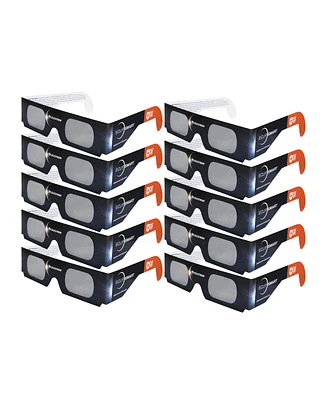 Celestron EclipSmart Safe Filter Eclipse Glasses Iso 12312-2:2015 (E) (10-Pack)