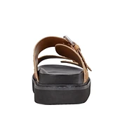 Marc Fisher Ltd Women's Agusta Double Buckle Flatform Sandals