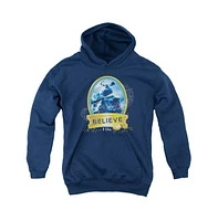 Polar Express Boys Youth True Believer Pull Over Hoodie / Hooded Sweatshirt