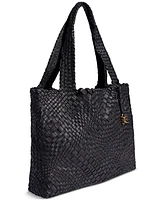 Sam Edelman Priya Extra-Large Woven Leather Tote