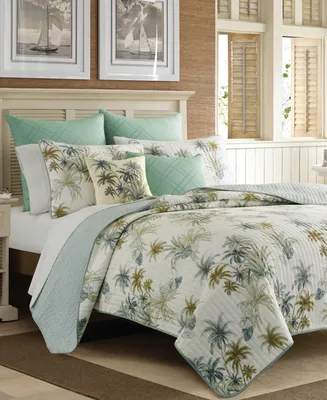 Tommy Bahama Home Serenity Palms Cotton Reversible Quilt