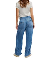 Free People Women's Dakota Cinched-Waist Jeans