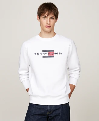 Tommy Hilfiger Men's Embroidered Logo Crewneck Sweatshirt