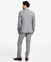 B By Brooks Brothers Mens Windowpane Suit Jacket Pants