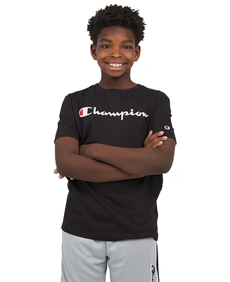 Champion Big Boys Signature Logo T-Shirt