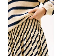 Tommy Hilfiger x Sofia Richie Grainge Women's Brenton Striped Drop-Waist Maxi Skirt